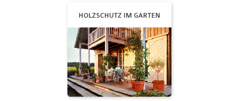 Holzschutz im Garten
