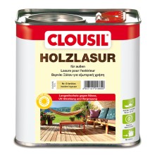 Clousil Holzlasur, Farbe: farblos, Gebinde: 2,5 Ltr.