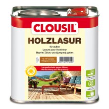 Clousil Holzlasur, Farbe: kastanie, Gebinde: 2,5 Ltr.