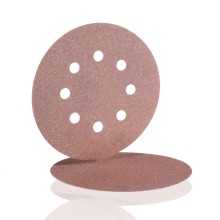 Blattscheiben velours-kletthaftend 125mm gelocht
