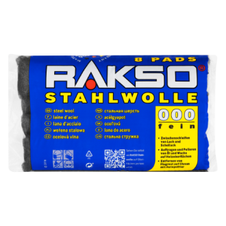Rakso Stahlwolle 8 Pads = 200g