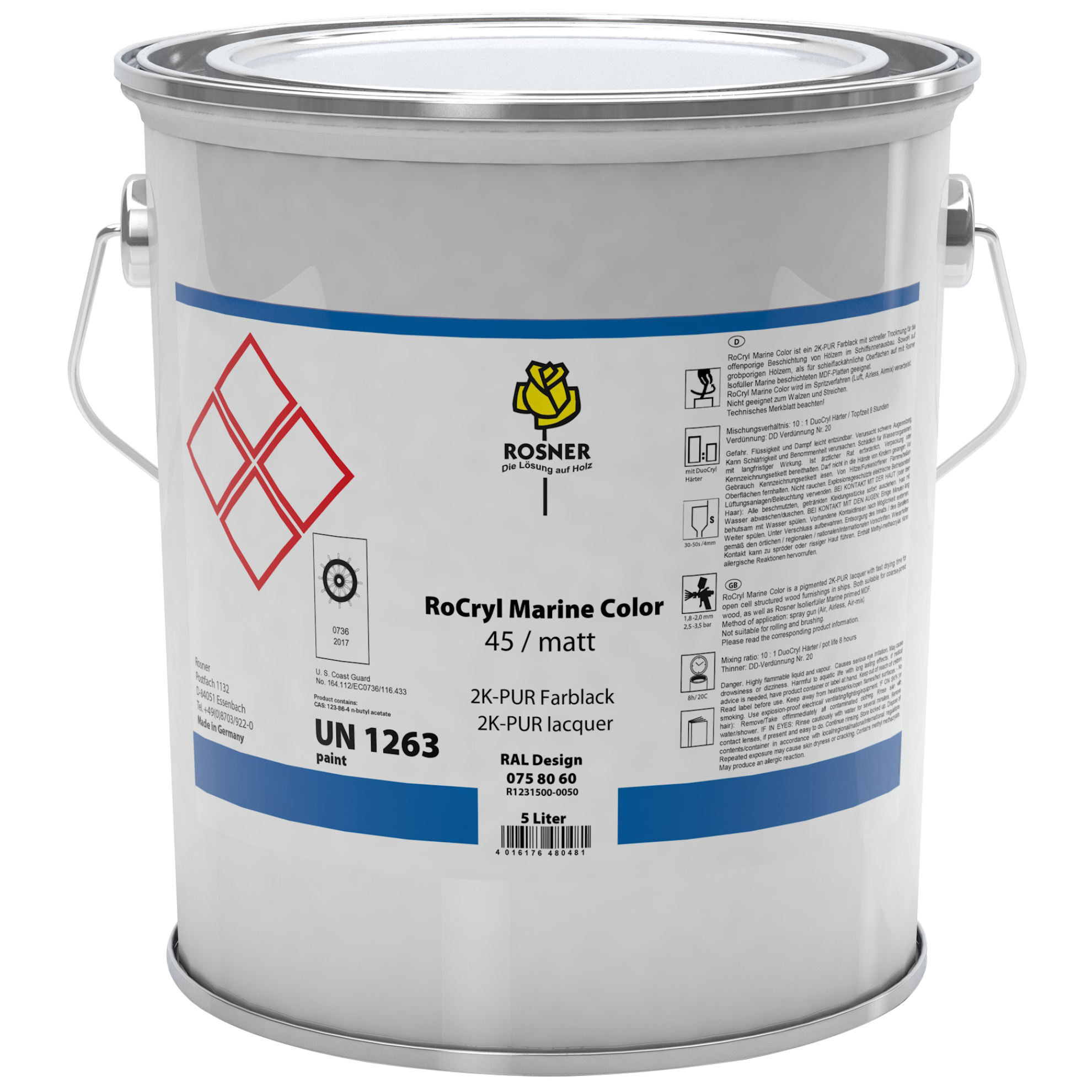 Rosner RoCryl Marine Color | Farblacke für den Schiffsinnenausbau